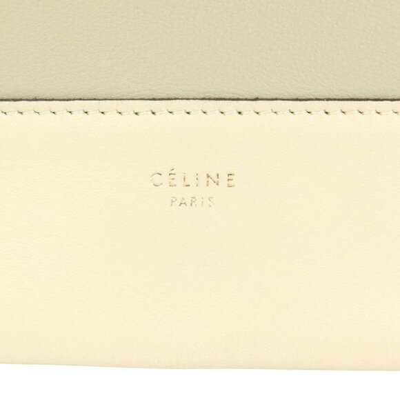 CELINE Gray Leather Shoulder Bag - Picture 8 of 16